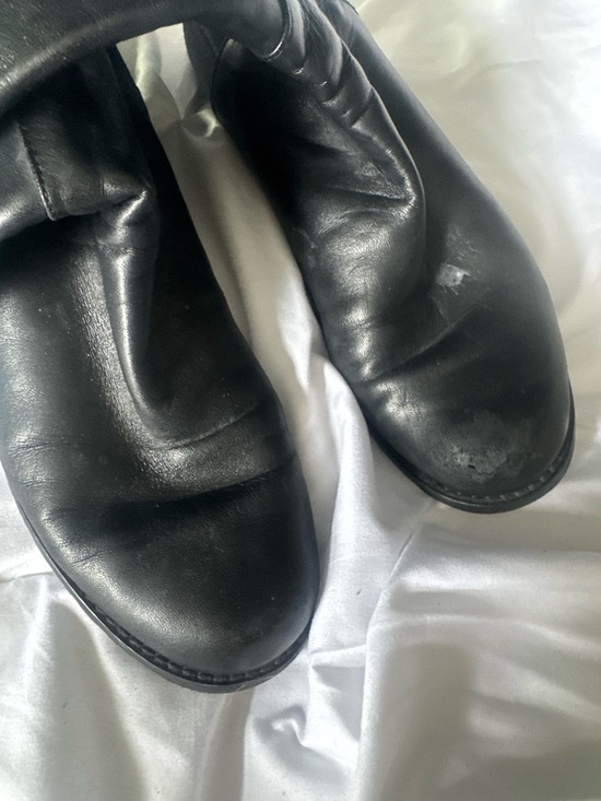 Iconic 50/50 Stuart Weitzman Black Over-the-Knee Riding Boots - Women - Picture 3 of 5